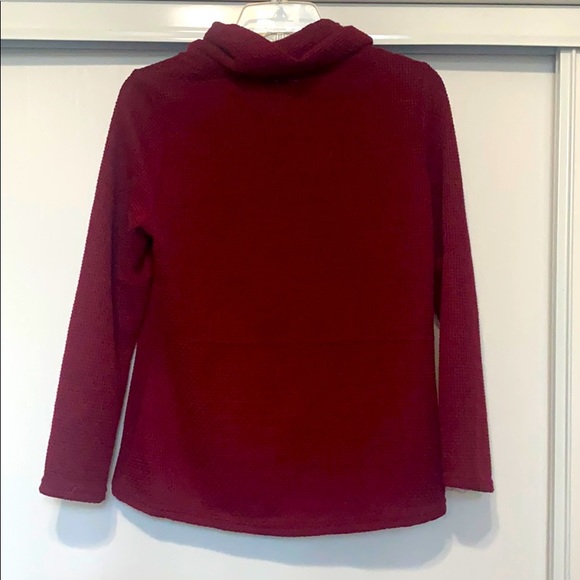 Cowl neck wrap sweater, size medium - Picture 2 of 2